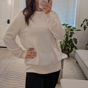 Everlane Women's Soft Cream Crew Neck Sweater